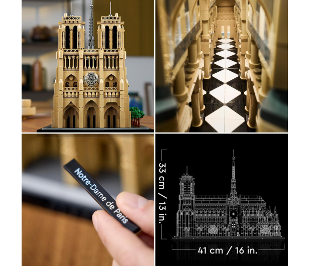 LEGO ARCHITECTURE 21061 Notre-Dame w Paryżu - 1248919 - zdjęcie 5